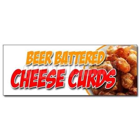 SIGNMISSION BEER BATTERED CHEESE CURDSsticker wisconsin poutine fried fresh, D-24 Beer Battered Cheese Cur D-24 Beer Battered Cheese Cur